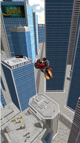 疯狂摩托飞跃城市游戏