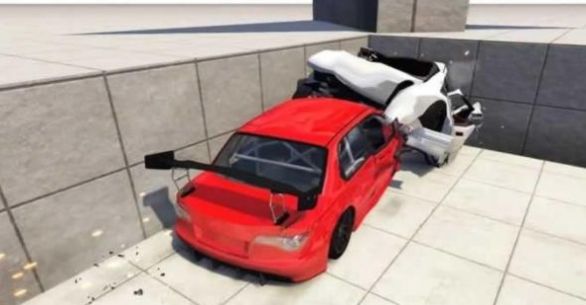碰撞测试模拟器销毁汽车