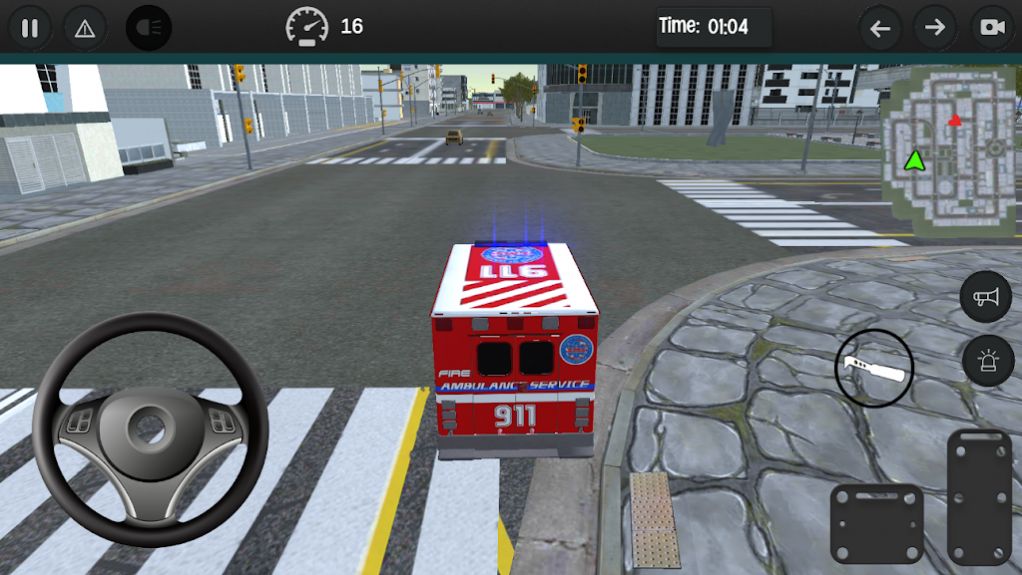 救护车紧急112司机模拟器