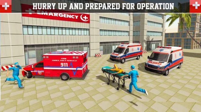 紧急救护车救援驾驶模拟器