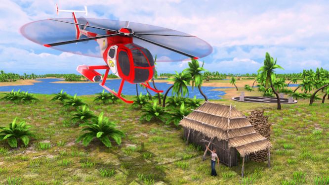 直升机救援飞行模拟器3D